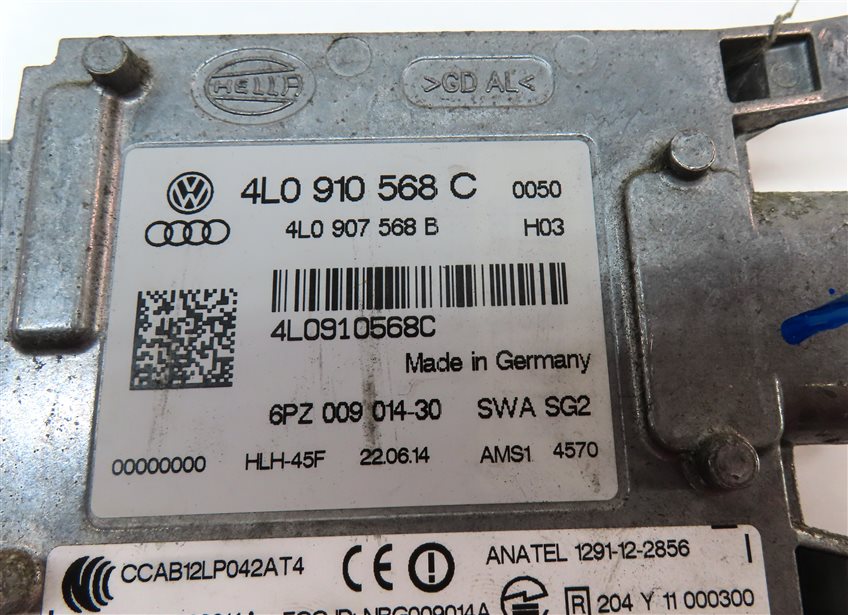 Thumbnail 4: 2013-2017 AUDI Q7 (4L 4M) REAR LEFT DRIVER LANE CHANGE BLIND SPOT MODULE (SLAVE)