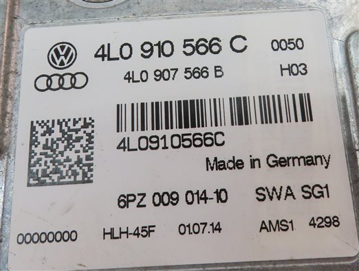 Thumbnail 5: 2013-2020 AUDI Q7 (4L 4M) REAR RIGHT LANE DEPARTURE BLIND SPOT MODULE (MASTER)