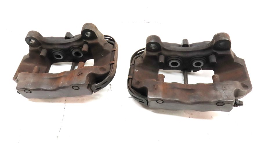 Thumbnail 5: 04-15 VW TOUAREG AUDI Q7 4L REAR LEFT & RIGHT ABS DISC BRAKE CALIPER SET2 BREMBO