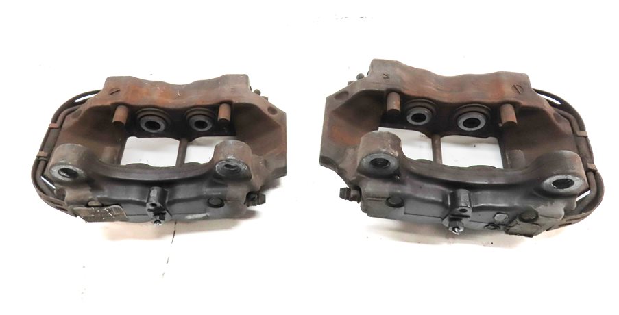Thumbnail 6: 04-15 VW TOUAREG AUDI Q7 4L REAR LEFT & RIGHT ABS DISC BRAKE CALIPER SET2 BREMBO