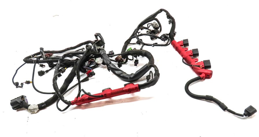 Thumbnail 2: 2015 AUDI Q7 (4L) 3.0L SUPER (CTWB) ENGINE MOTOR WIRE WIRING HARNESS LOOM