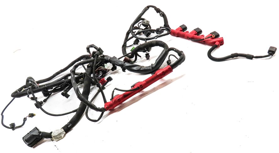 Thumbnail 3: 2015 AUDI Q7 (4L) 3.0L SUPER (CTWB) ENGINE MOTOR WIRE WIRING HARNESS LOOM