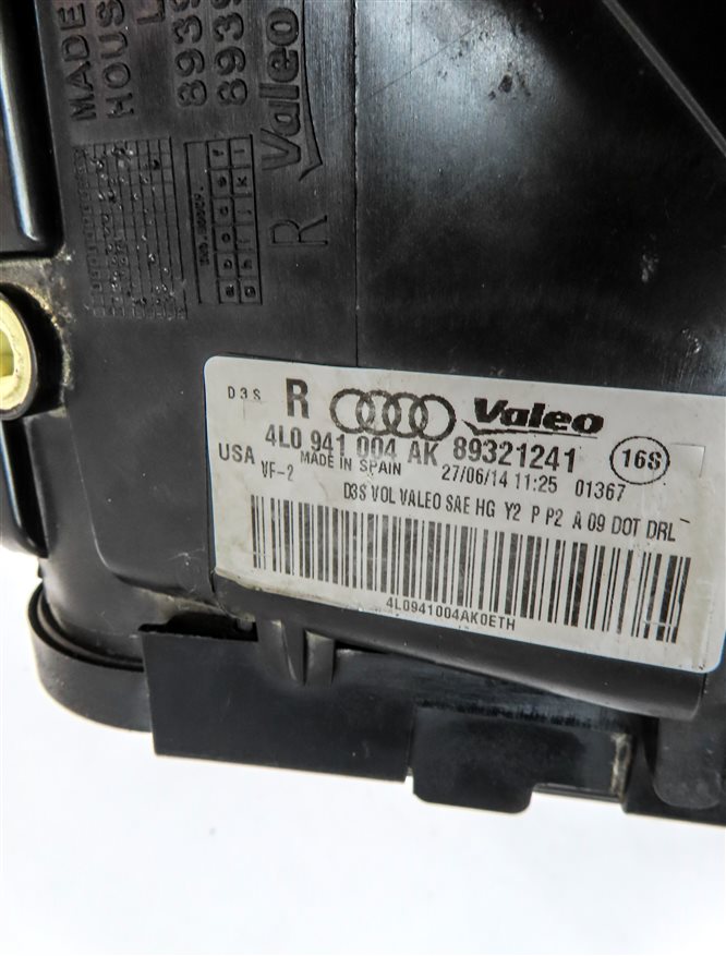 Thumbnail 9: 2010-2015 AUDI Q7 (4L) RIGHT PASSENGER XENON HID HEADLIGHT LIGHT LAMP (NON AFS)