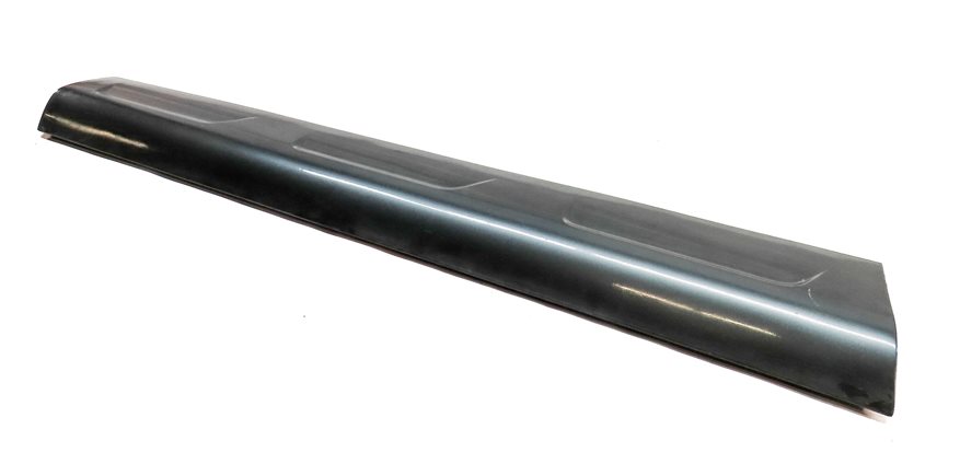 10-15 AUDI Q7 (4L) FRONT LEFT DRIVER LOWER DOOR TRIM MOULDING w/OFF ROAD (Gray)