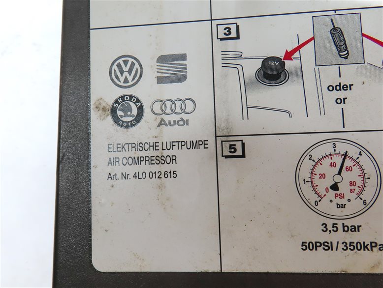 Thumbnail 10: 2015 AUDI Q7 (4L) EMERGENCY ROADSIDE SPARE TIRE AIR COMPRESSOR PUMP
