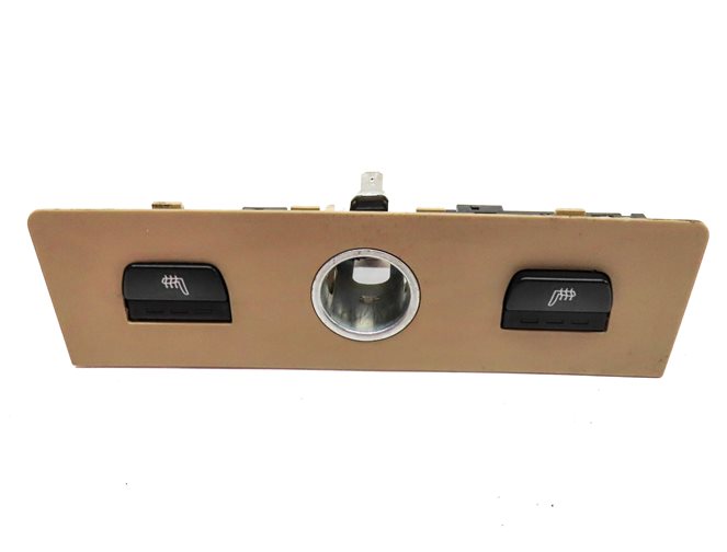 Thumbnail 4: 2014 BMW X3 (F25) REAR HEAT HEATED SEAT CONTROL SWITCH w/12V SOCKET (BEIGE)