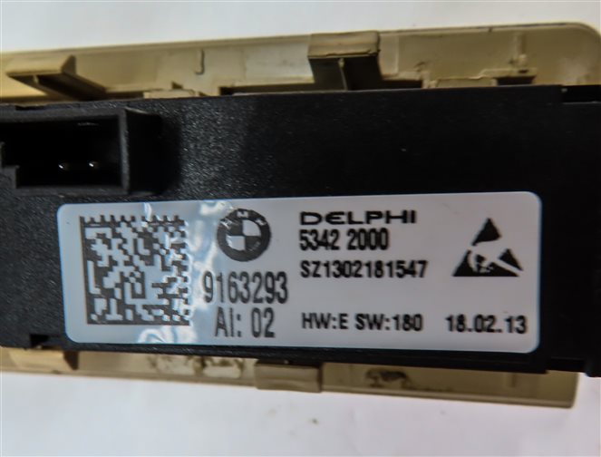 Thumbnail 7: 2014 BMW X3 (F25) REAR HEAT HEATED SEAT CONTROL SWITCH w/12V SOCKET (BEIGE)