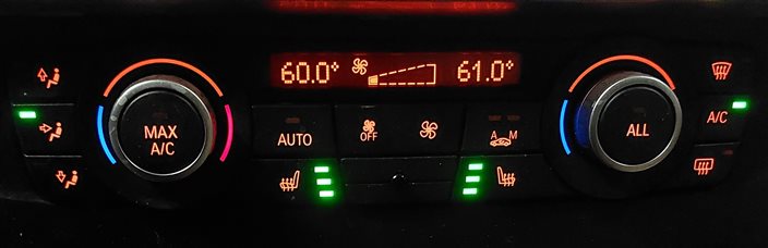 Thumbnail 2: 2014 BMW X3 (F25) FRONT CENTER DASH CLIMATE RADIO CONTROL PANEL UNIT