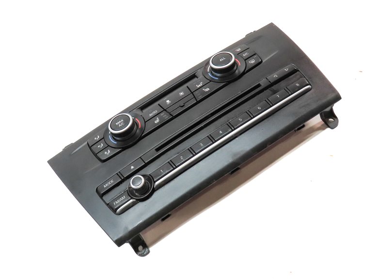 Thumbnail 4: 2014 BMW X3 (F25) FRONT CENTER DASH CLIMATE RADIO CONTROL PANEL UNIT