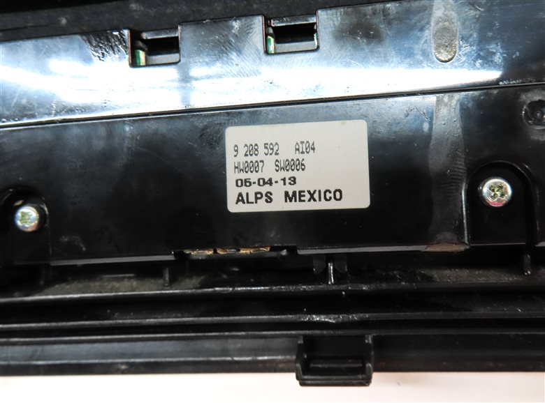 Thumbnail 7: 2014 BMW X3 (F25) FRONT CENTER DASH CLIMATE RADIO CONTROL PANEL UNIT