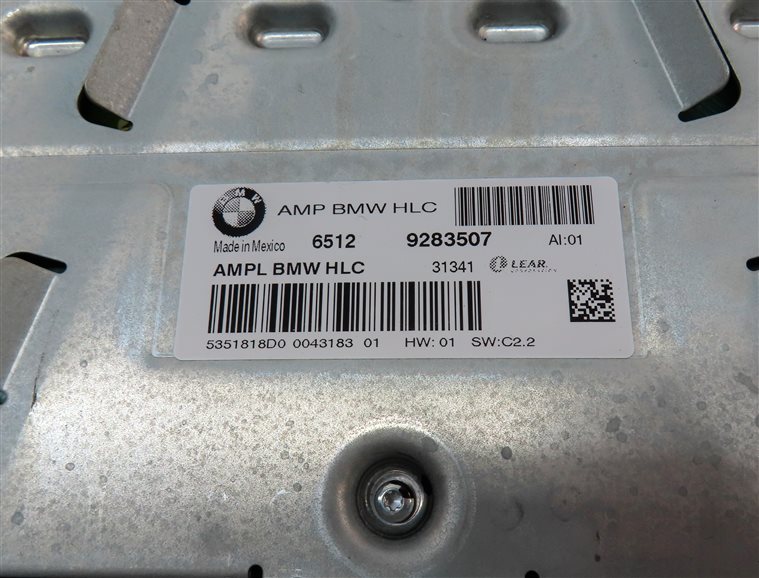 Thumbnail 6: 2011-2014 BMW X3 (F25) RADIO STEREO HiFi AUDIO AMP AMPLIFIER (LEAR)