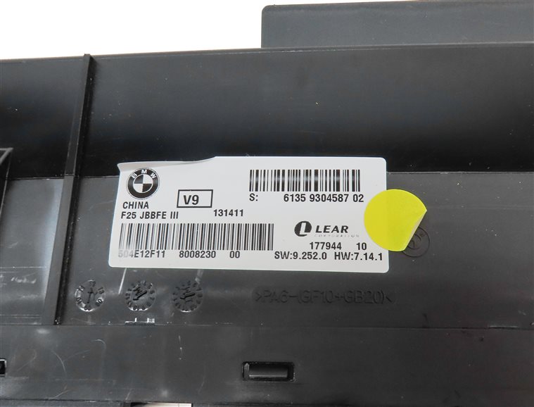 Thumbnail 7: 2011-2014 BMW X3 (F25) MAIN PRIMARY BODY CONTROL MODULE COMPUTER
