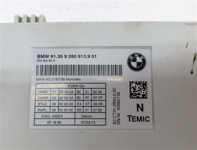 Thumbnail 6: 12-19 BMW 328i 335i 535i 550i 750i M5 M6 X3 X4 FRONT LEFT DRIVER SEAT MODULE