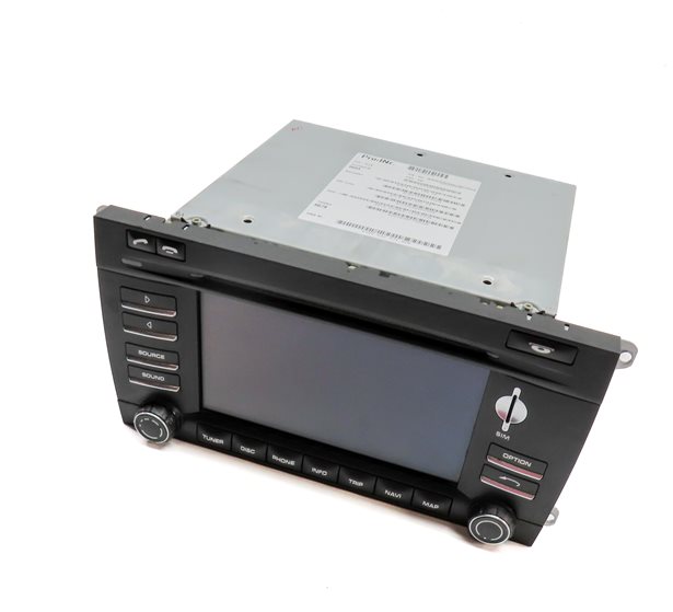 Thumbnail 2: 09-10 PORSCHE CAYENNE (957) FRONT LOWER DASH RADIO CD NAVI MULTIMEDIA SCREEN