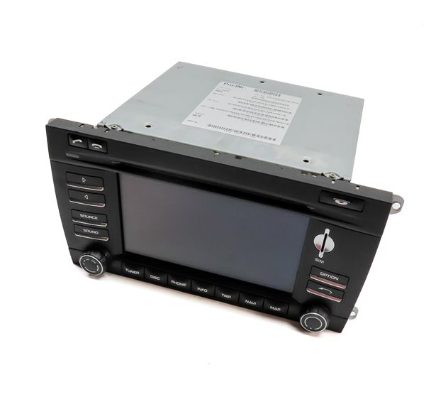 Thumbnail 3: 09-10 PORSCHE CAYENNE (957) FRONT LOWER DASH RADIO CD NAVI MULTIMEDIA SCREEN