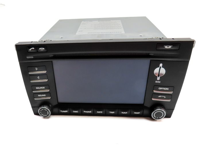 Thumbnail 5: 09-10 PORSCHE CAYENNE (957) FRONT LOWER DASH RADIO CD NAVI MULTIMEDIA SCREEN