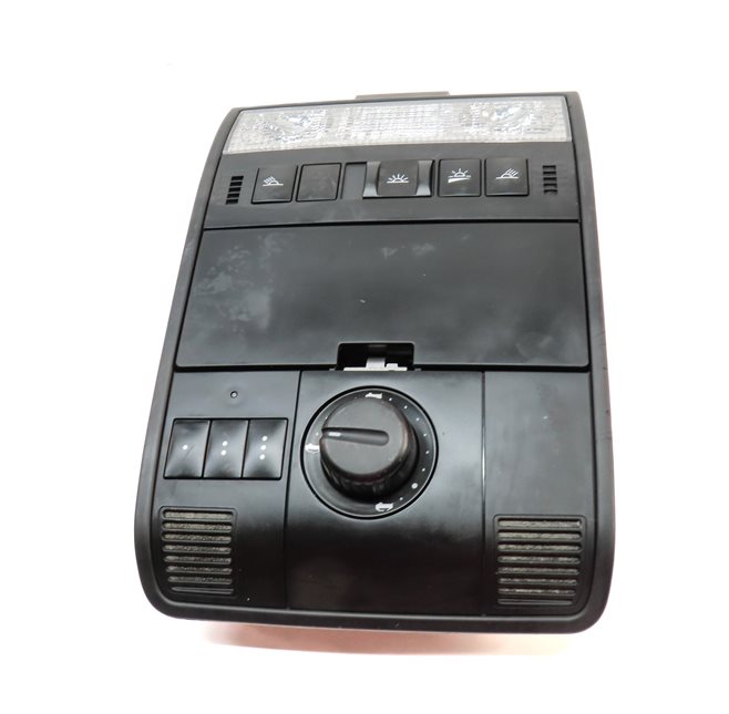 Thumbnail 2: 2010 PORSCHE CAYENNE (957) FRONT INTERIOR DOME LIGHT LAMP w/ SWITCHES (Black)