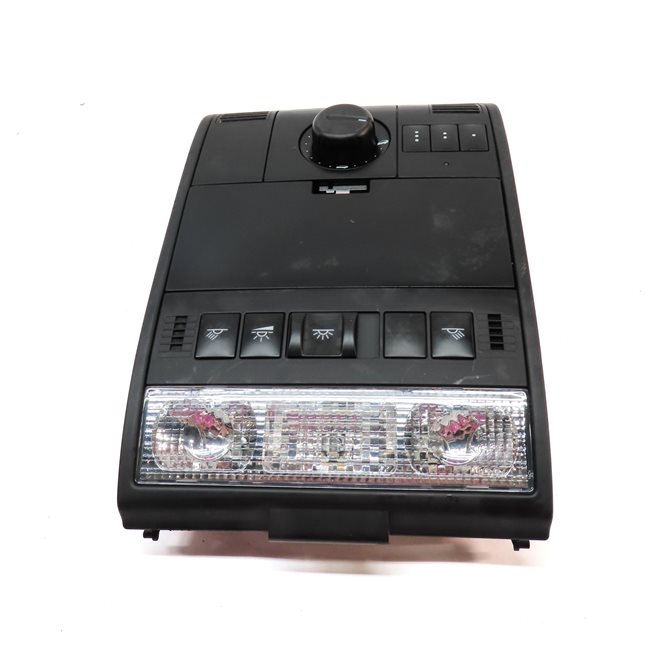 Thumbnail 4: 2010 PORSCHE CAYENNE (957) FRONT INTERIOR DOME LIGHT LAMP w/ SWITCHES (Black)