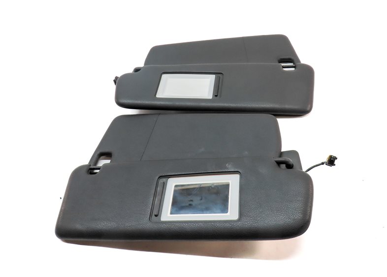 Thumbnail 4: 2006-2010 PORSCHE CAYENNE (955 957) FRONT LEFT & RIGHT SUNVISOR SET (Black)