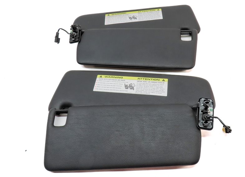 Thumbnail 5: 2006-2010 PORSCHE CAYENNE (955 957) FRONT LEFT & RIGHT SUNVISOR SET (Black)