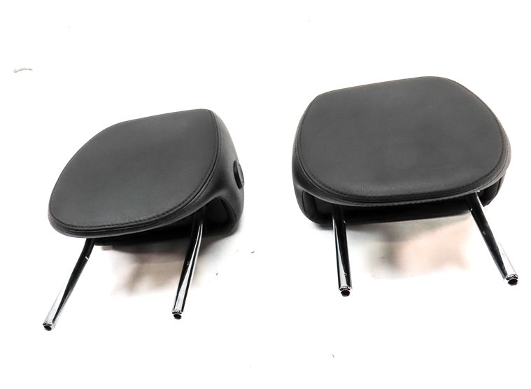 Thumbnail 2: 05-10 PORSCHE CAYENNE 955 957 FRONT LEFT RIGHT SEAT HEADREST SET/2 (BLACK)
