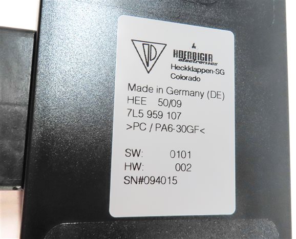 Thumbnail 6: 2010 PORSCHE CAYENNE (957) REAR HATCH LID LIFTGATE CONTROL MODULE