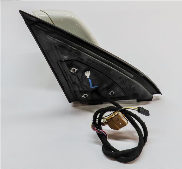 Thumbnail 4: 2008-2010 PORSCHE CAYENNE (957) LEFT P-FOLD HEATED AUTODIM MEMORY MIRROR (White)