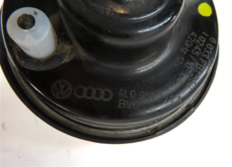 Thumbnail 5: 2007-2015 AUDI Q7 R8 (4L 4S) HIGH & LOW TONE NOTE SIGNAL SAFETY HORN SET-2