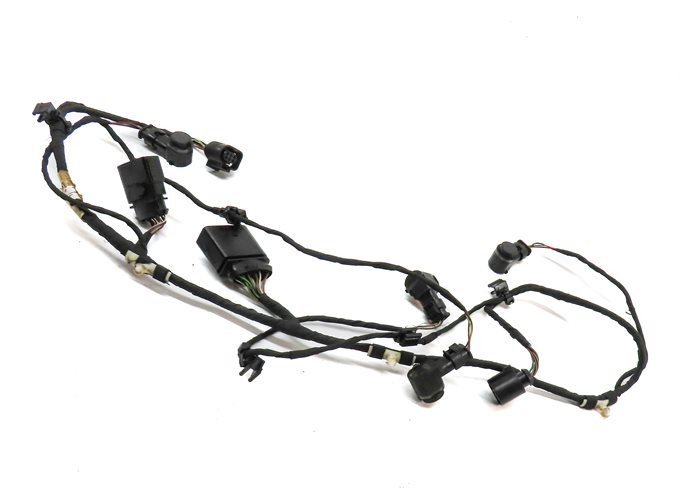 2011 AUDI Q7 (4L) REAR PARK ASSIST PDC DISTANCE CONTROL WIRE SENSOR SET/4 (Gray)