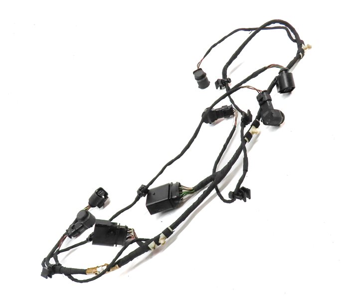 Thumbnail 3: 2011 AUDI Q7 (4L) REAR PARK ASSIST PDC DISTANCE CONTROL WIRE SENSOR SET/4 (Gray)