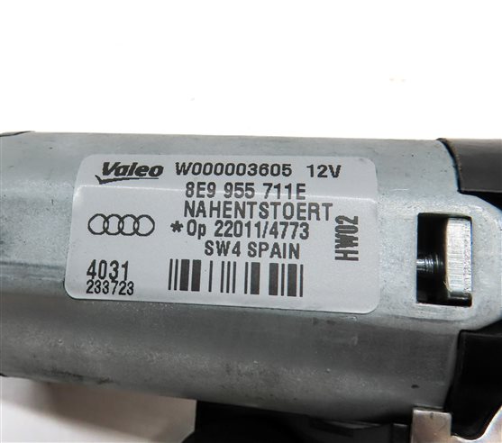 Thumbnail 7: 02-17 AUDI A3 A4 S4 SQ5 Q5 Q7 (B8 8R 4L) HATCH GATE TRUNK DOOR REAR WIPER MOTOR