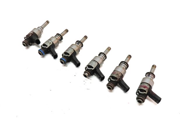 Thumbnail 1: 2011-2015 AUDI A6 A7 A8 Q5 Q7 S4 S5 (C7 D4 4L B8 8R 8T) 3.0L FUEL INJECTOR SET 6