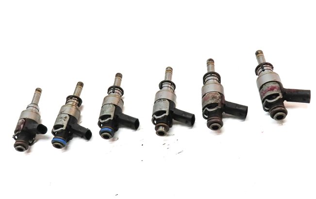 Thumbnail 2: 2011-2015 AUDI A6 A7 A8 Q5 Q7 S4 S5 (C7 D4 4L B8 8R 8T) 3.0L FUEL INJECTOR SET 6