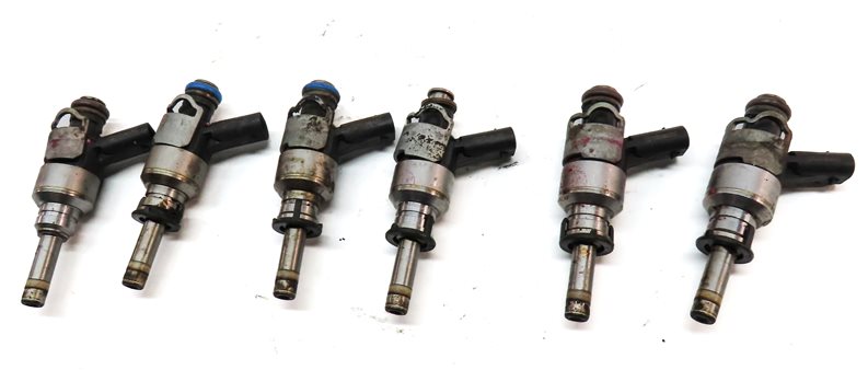 Thumbnail 4: 2011-2015 AUDI A6 A7 A8 Q5 Q7 S4 S5 (C7 D4 4L B8 8R 8T) 3.0L FUEL INJECTOR SET 6