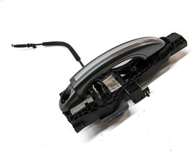 Thumbnail 3: 2007-2015 AUDI Q7 (4L) FRONT LEFT DRIVER KEYLESS ENTRY DOOR HANDLE (Gray)