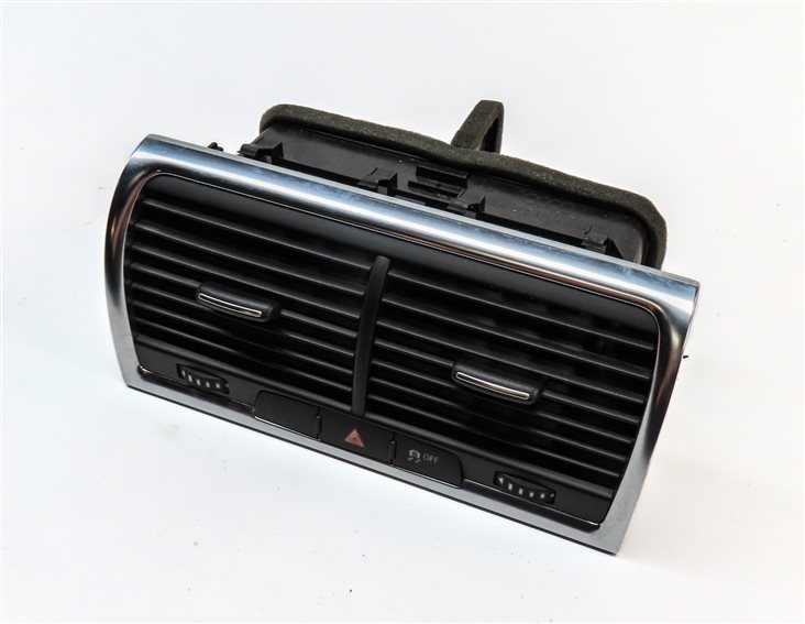 Thumbnail 1: 2011 AUDI Q7 (4L) FRONT CENTER DASH HEAT AIR AC HVAC DUAL VENT (Black)