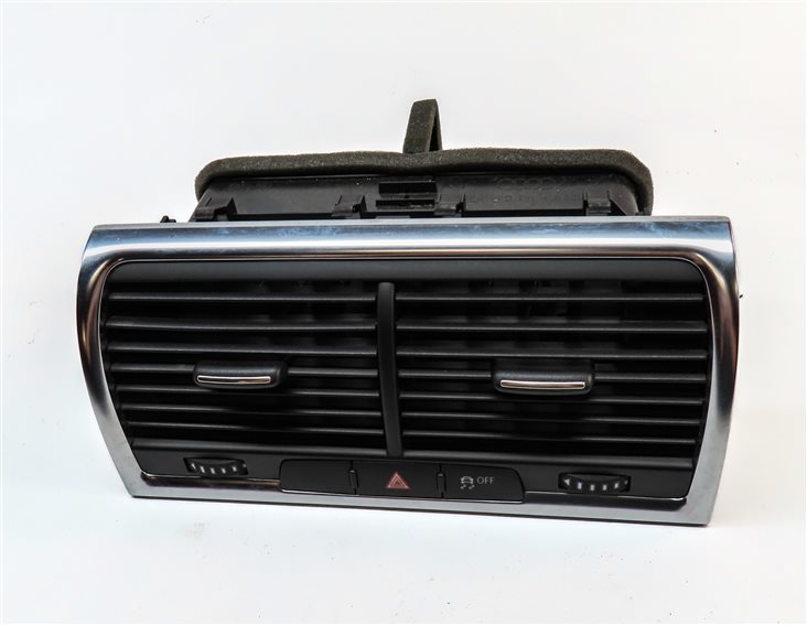 Thumbnail 2: 2011 AUDI Q7 (4L) FRONT CENTER DASH HEAT AIR AC HVAC DUAL VENT (Black)