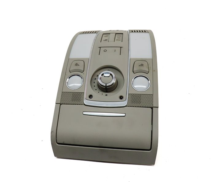 Thumbnail 2: 2011 AUDI Q7 (4L) FRONT INTERIOR DOME LIGHT LAMP w/SUNROOF SWITCH SUNGLASS CASE