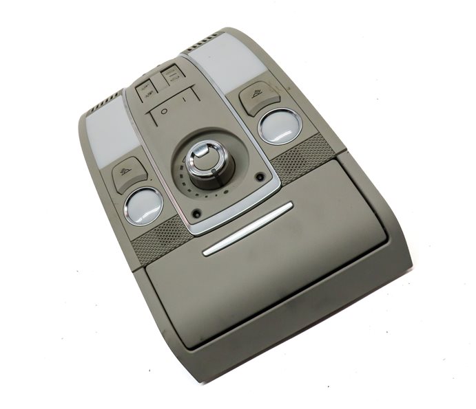 Thumbnail 3: 2011 AUDI Q7 (4L) FRONT INTERIOR DOME LIGHT LAMP w/SUNROOF SWITCH SUNGLASS CASE