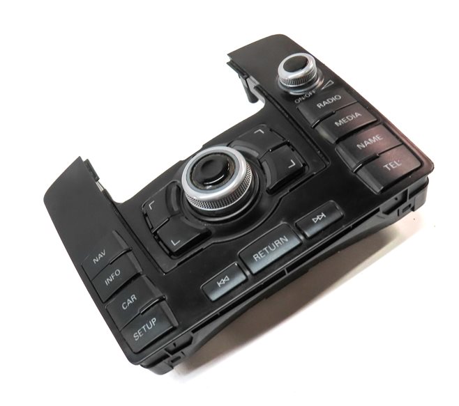 Thumbnail 3: 2010-2011 AUDI Q7 (4L) CENTER CONSOLE RADIO MMI NAVIGATION CONTROL SWITCH PANEL