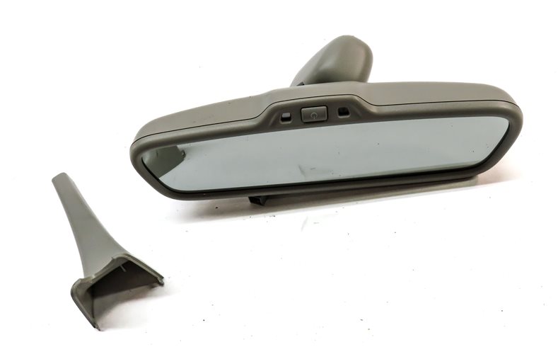 Thumbnail 3: 2010-2015 AUDI Q7 (4L) INTERIOR AUTODIM REAR VIEW MIRROR w/ COMPASS (Gray)