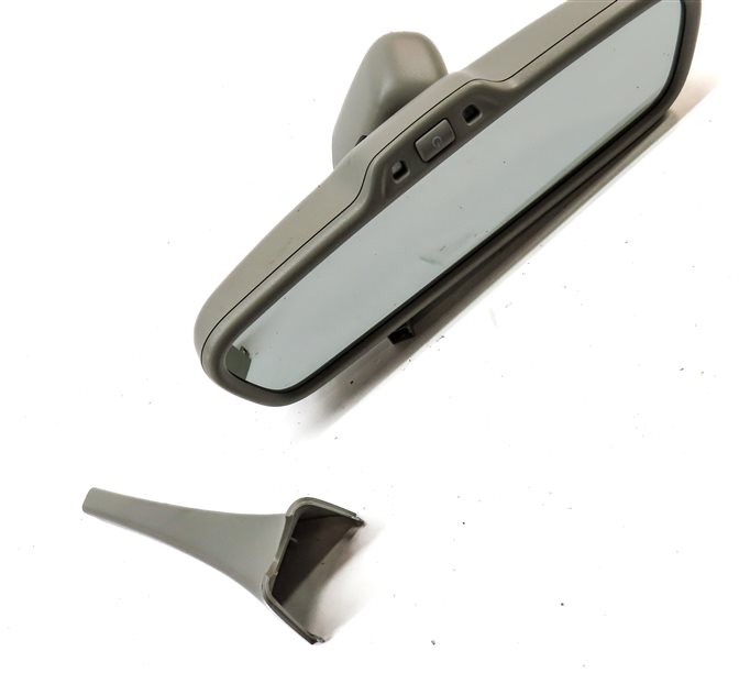 Thumbnail 4: 2010-2015 AUDI Q7 (4L) INTERIOR AUTODIM REAR VIEW MIRROR w/ COMPASS (Gray)