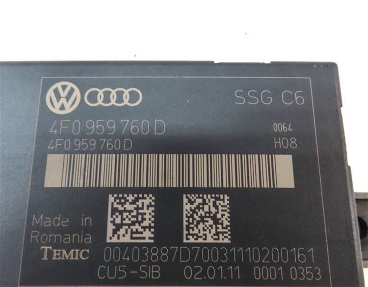 Thumbnail 6: 2005-2015 AUDI A6 S6 Q7 (C6 4L) FRONT LEFT DRIVER MEMORY SEAT CONTROL MODULE