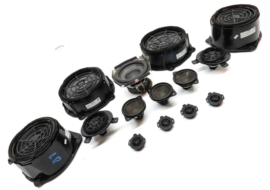 Thumbnail 3: 2011 AUDI Q7 (4L) RADIO STEREO BOSE AUDIO SOUND SYSTEM SPEAKER SET/14