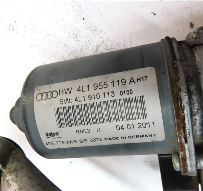 Thumbnail 6: 2007-2015 AUDI Q7 (4L) FRONT WINDSHIELD WIPER MOTOR w/ LINKAGE