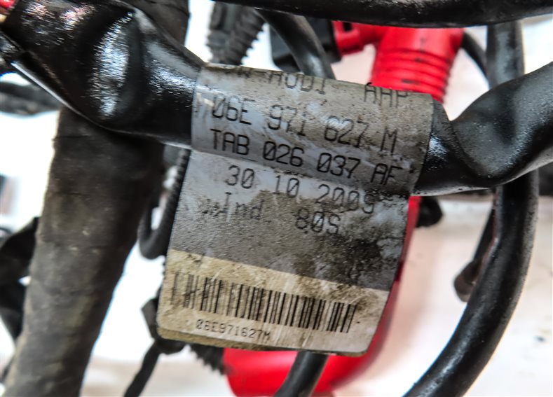 Thumbnail 10: 2011 AUDI Q7 (4L) 3.0L SUPER (CJWC) ENGINE MOTOR WIRE WIRING HARNESS LOOM