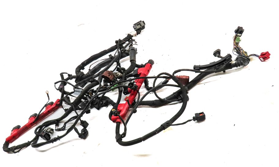 Thumbnail 2: 2011 AUDI Q7 (4L) 3.0L SUPER (CJWC) ENGINE MOTOR WIRE WIRING HARNESS LOOM