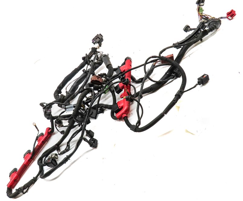 Thumbnail 3: 2011 AUDI Q7 (4L) 3.0L SUPER (CJWC) ENGINE MOTOR WIRE WIRING HARNESS LOOM