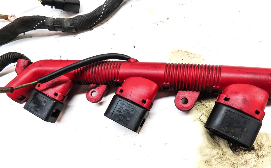 Thumbnail 8: 2011 AUDI Q7 (4L) 3.0L SUPER (CJWC) ENGINE MOTOR WIRE WIRING HARNESS LOOM