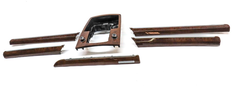 Thumbnail 2: 2011 AUDI Q7 (4L) INTERIOR DASH DOOR CENTER CONSOLE WOOD TRIM SET (Walnut)